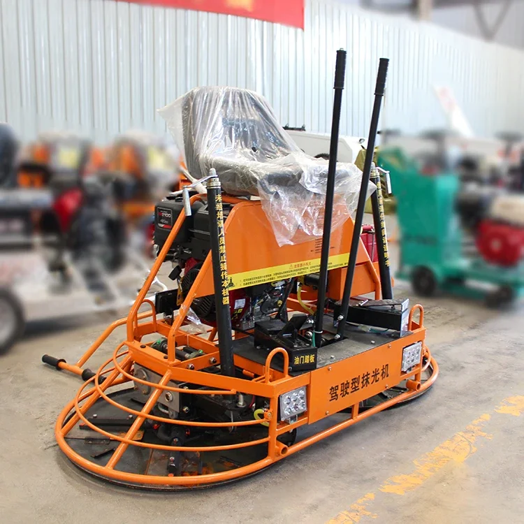 Ride On Power Trowel Price 24hp Gasoline Engine Driving Concrete Trowel Machine