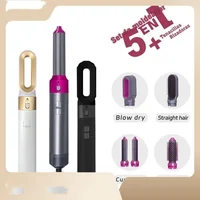 5-in-1 hot air comb automatic curling iron multi-functional modeling and straightening dual use automatic suction hair Curling i 1