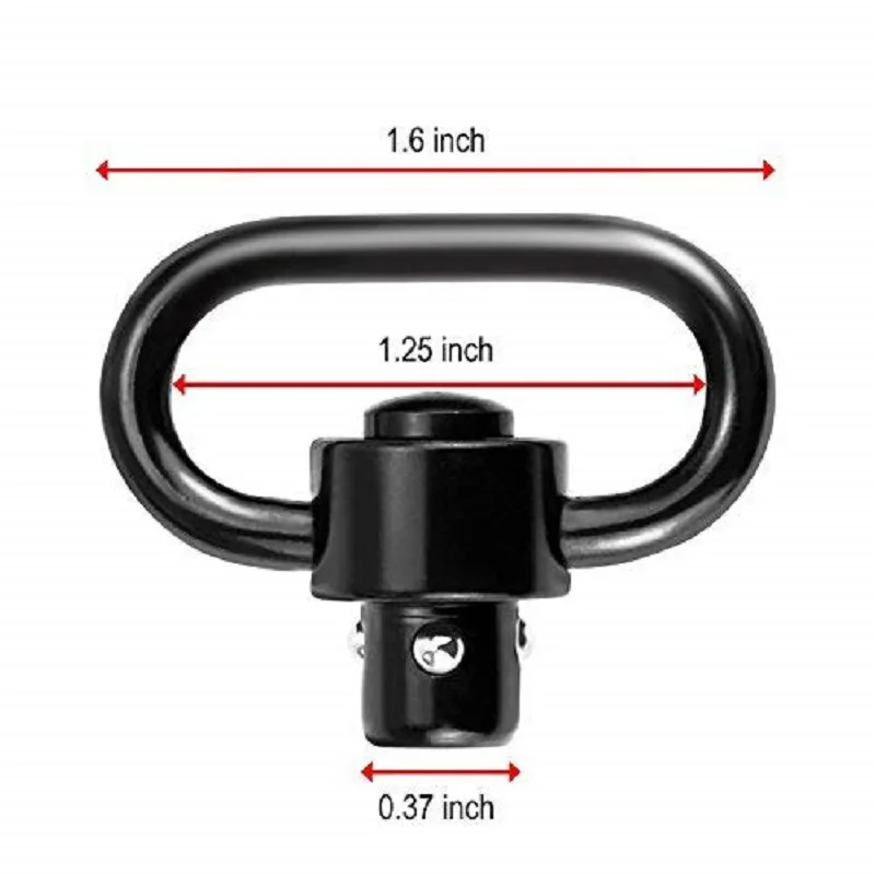 Tactical Strap QD Buckle Quick Release Button 1.25" Swivel Sling Ring 20mm Picatinny Rail Mlok Base Mount Adapter Buckle Loop sling swivel adapter sling swivel mount tactical sling adapter sling adapter sling attachment adapter picatinny rail accessories rail adapter