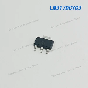 10 шт./партия, линейные регуляторы напряжения LM317DCYG3, 3Pin 1.5A Adj Vltg Reg