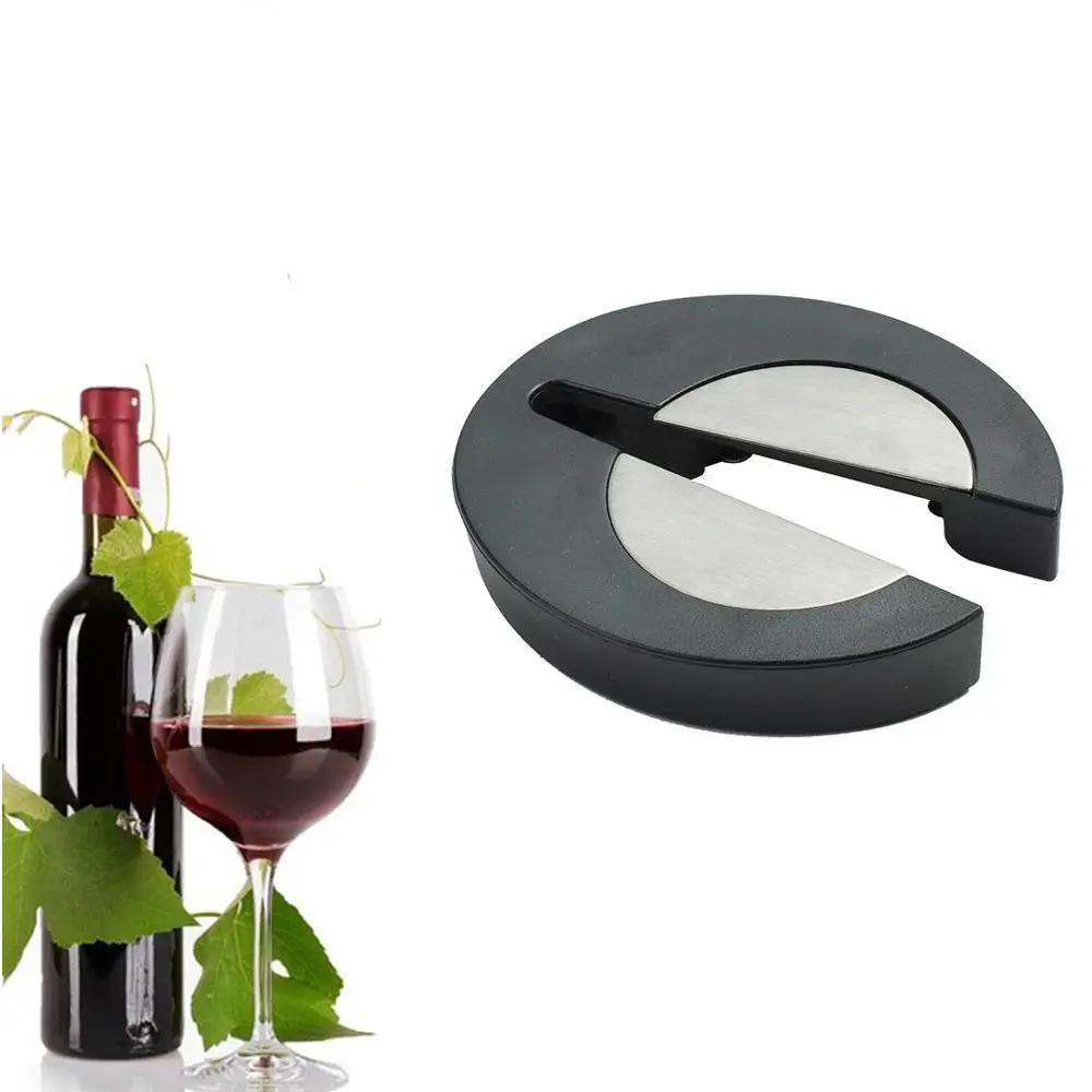 Abridor De Papel De Aluminio Para Botellas De Vino - Acero Inoxidable, Diseño De Lunares, Fácil De Usar