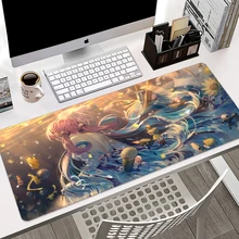 

DIY Hololive Mouse Pad XXL Deskpad Gaming CSGO Writing Desk Mat Keyboard Mats For Office Home Computer Mousepad