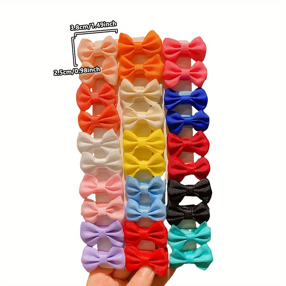Color Bow Hairpins 2