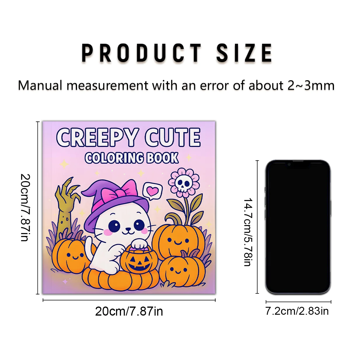 Halloween CREEPY CUTE Malbuch für Erwachsene mit niedlichen, gemütlichen Alltagsaktivitäten zur Entspannung (gemütliche Räume zum Ausmalen) – Detail 2
