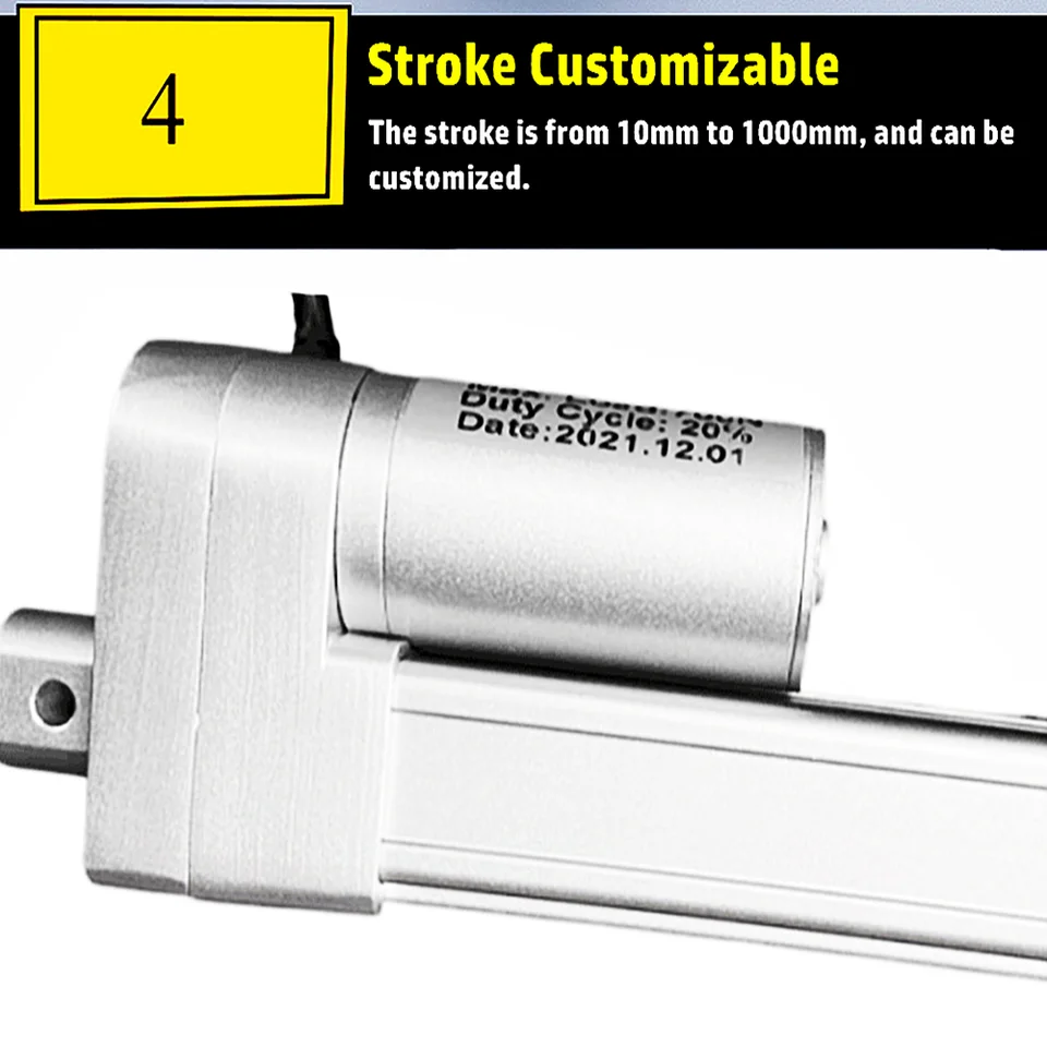 Attuatore Lineare 12V Con Telecomando - 2 Pezzi Da 350 Mm Per Sollevamento - Foto 8