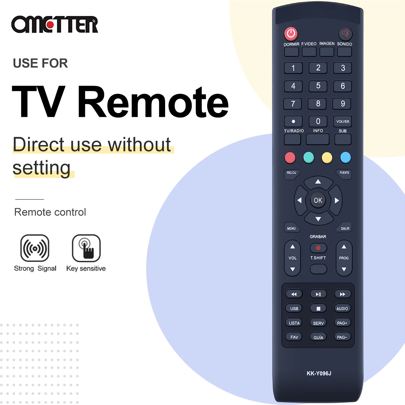 New KK-Y096J KK-Y096E Suitable for Konka LCD TV Remote Control