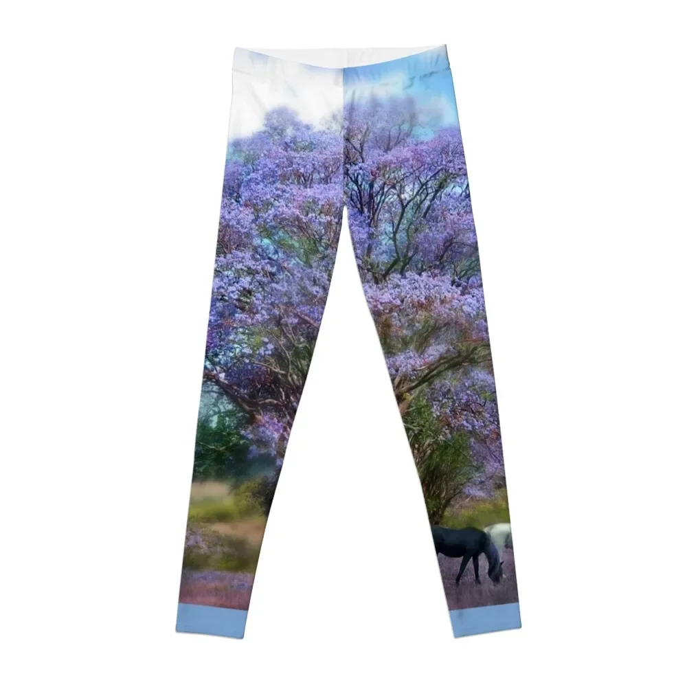 Under The Jacaranda Leggings Gym Womans Fitness Abbigliamento Da Palestra Donna Sport Leggings Da Donna