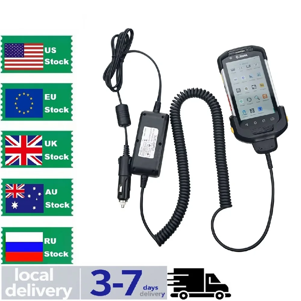 Cavo Caricatore Auto Per Zebra TC70 TC75 TC70X – Ricambio Per Terminali Motorola - Foto 1
