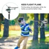 Pull String Helicopter Toy Creative Funny Copter Toy Educational Gift Toy for Children Kids (Random Color) 6