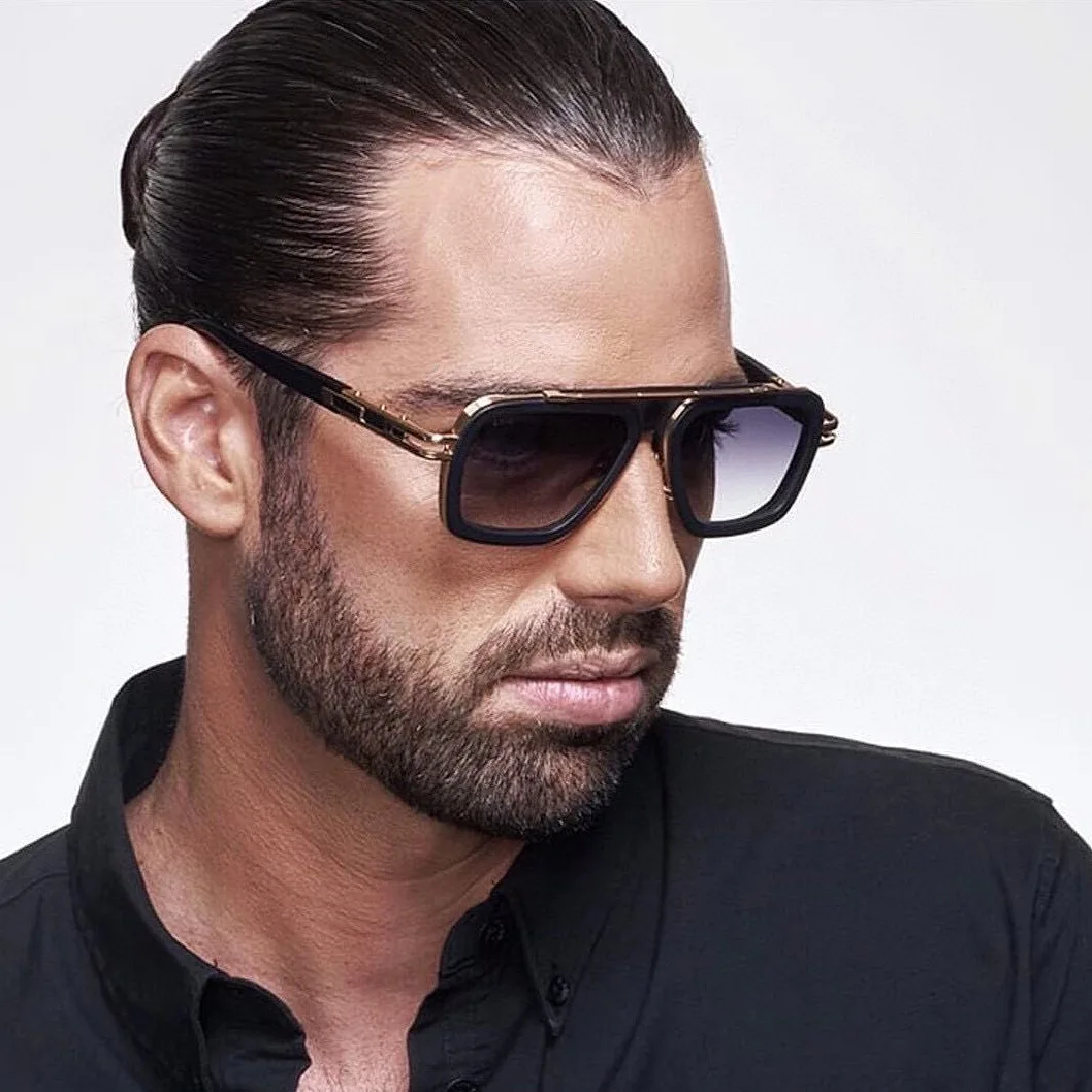 

Men's Sunglasses Sun Protection Uv Protection Fashion Personality Retro Punk Square Sunglasses Women's Driving Travel Commuting