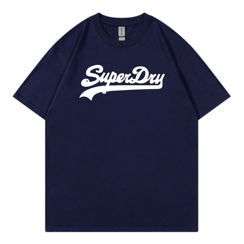 NavyBlueSummerNewCasualTshirtsYoungFashionTrendFunnyPrinted