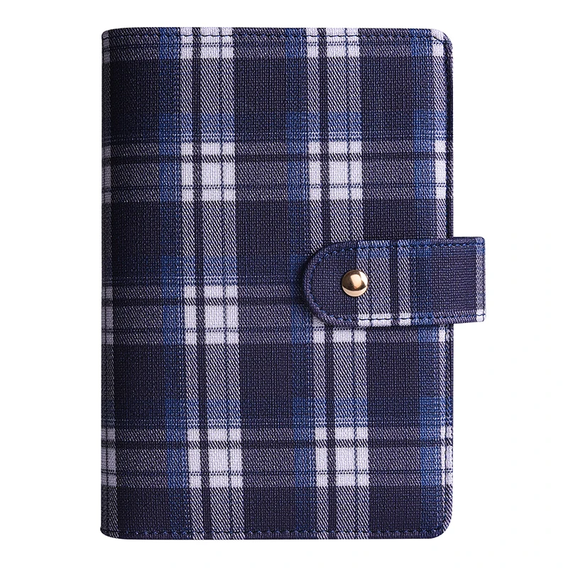 Retro Plaid DIY Binder Notebook Cover - Diary & Agenda Planner Stationery