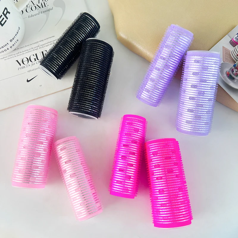3 Styles Self-Adhesive Hair Rollers Hairdressing for Home Use DIY Magic Styling Roller Roll Curler Hair Women Large Beauty Tools