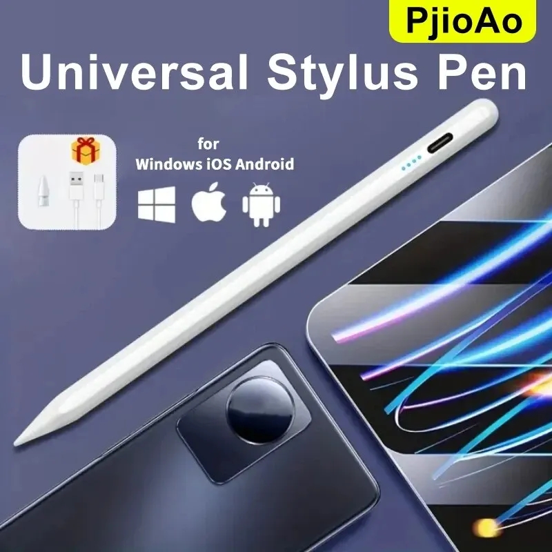 PjioAo Universal Stylus Pen For Android IOS Windows Touch Pencil For iPad Apple Pencil For Huawei Samsung Phone Xiaomi Tablet, ,   - AliExpress
