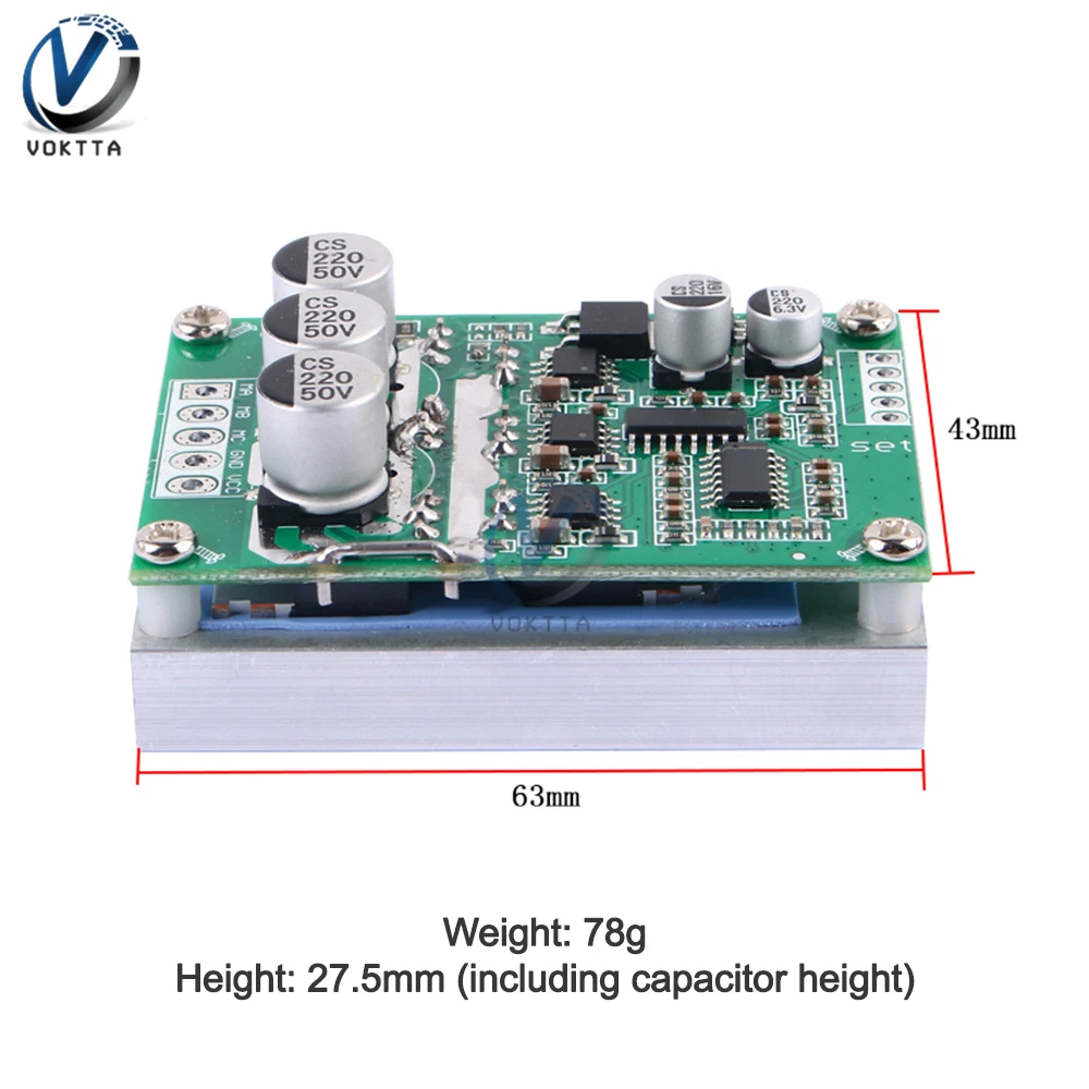 DC Motor Speed Controller DC12-36V Brushless Motor Controller Hall Motor Driver Board 500W High Power Speed Control Board Speed Regulator Module dc motor speed controller,motor speed controller,electric motor speed controller