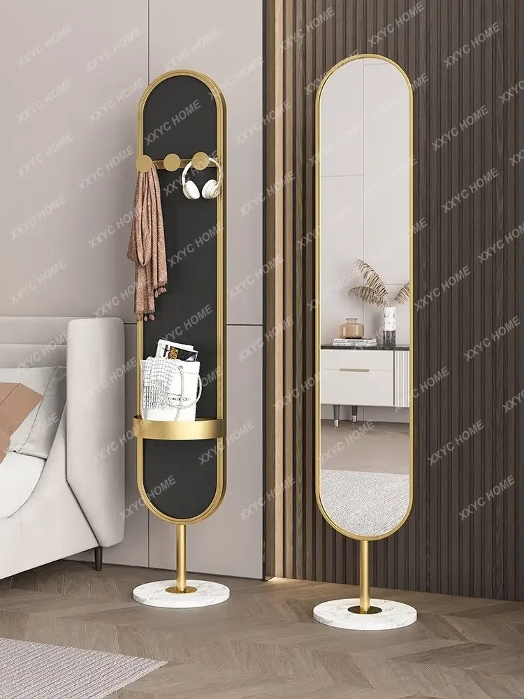

Cream Style Floor Home Bedroom Affordable Luxury Style Dressing Modern Minimalist with Storage Full Body Mirror