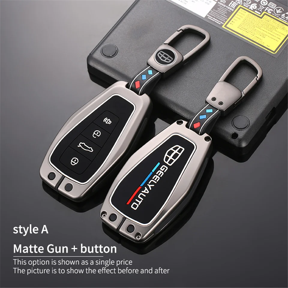 Custodia per portachiavi per auto custodia per Shell Set per Geely Coolray X6 Emgrand Global Hawk GX7 accessori remoti portachiavi per lo Styling dell'auto - Sd59b08e4f78346388b37ec15b1460708z
