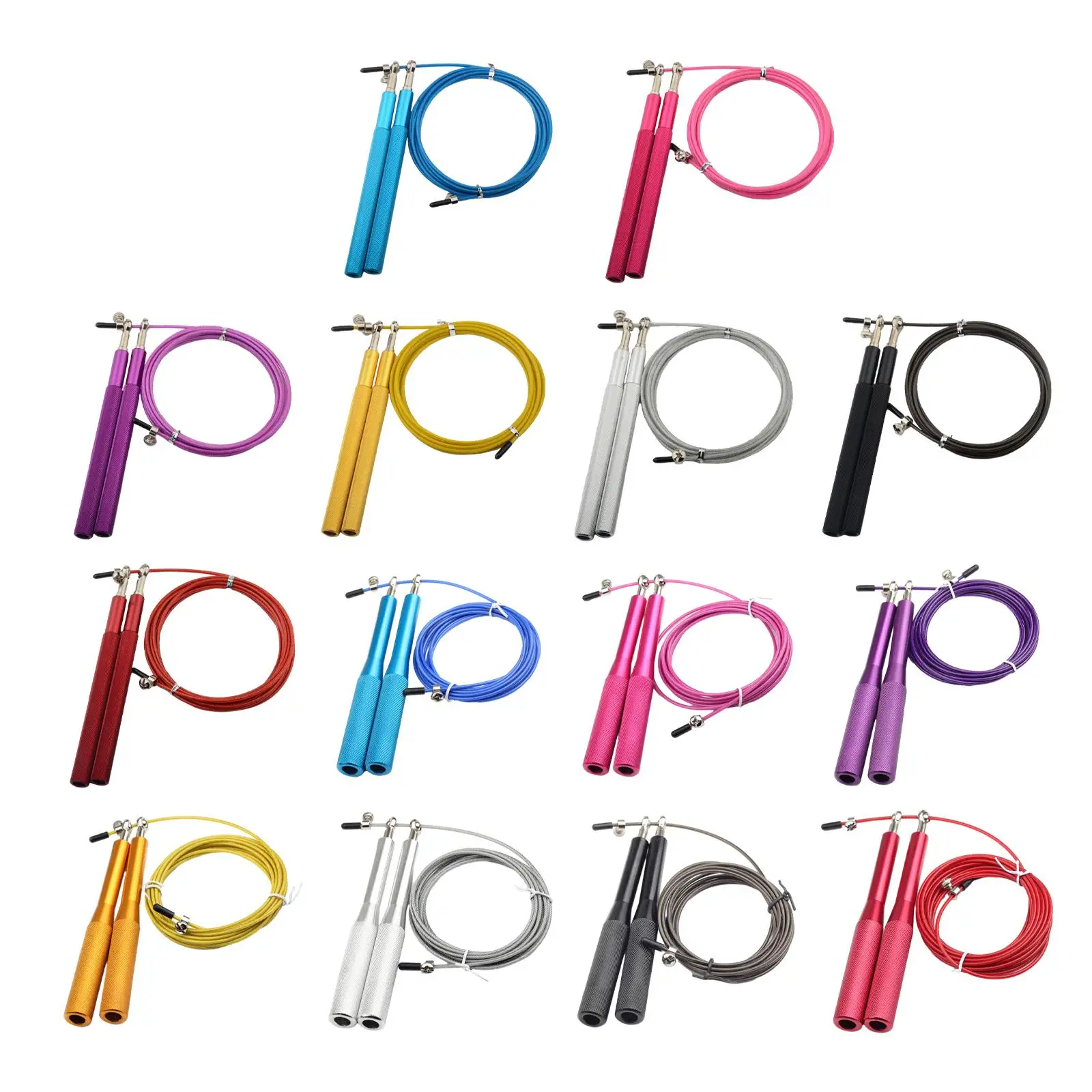 

Speed Jump Rope 118inch Adjustable Length Nonslip Handle Skipping Rope