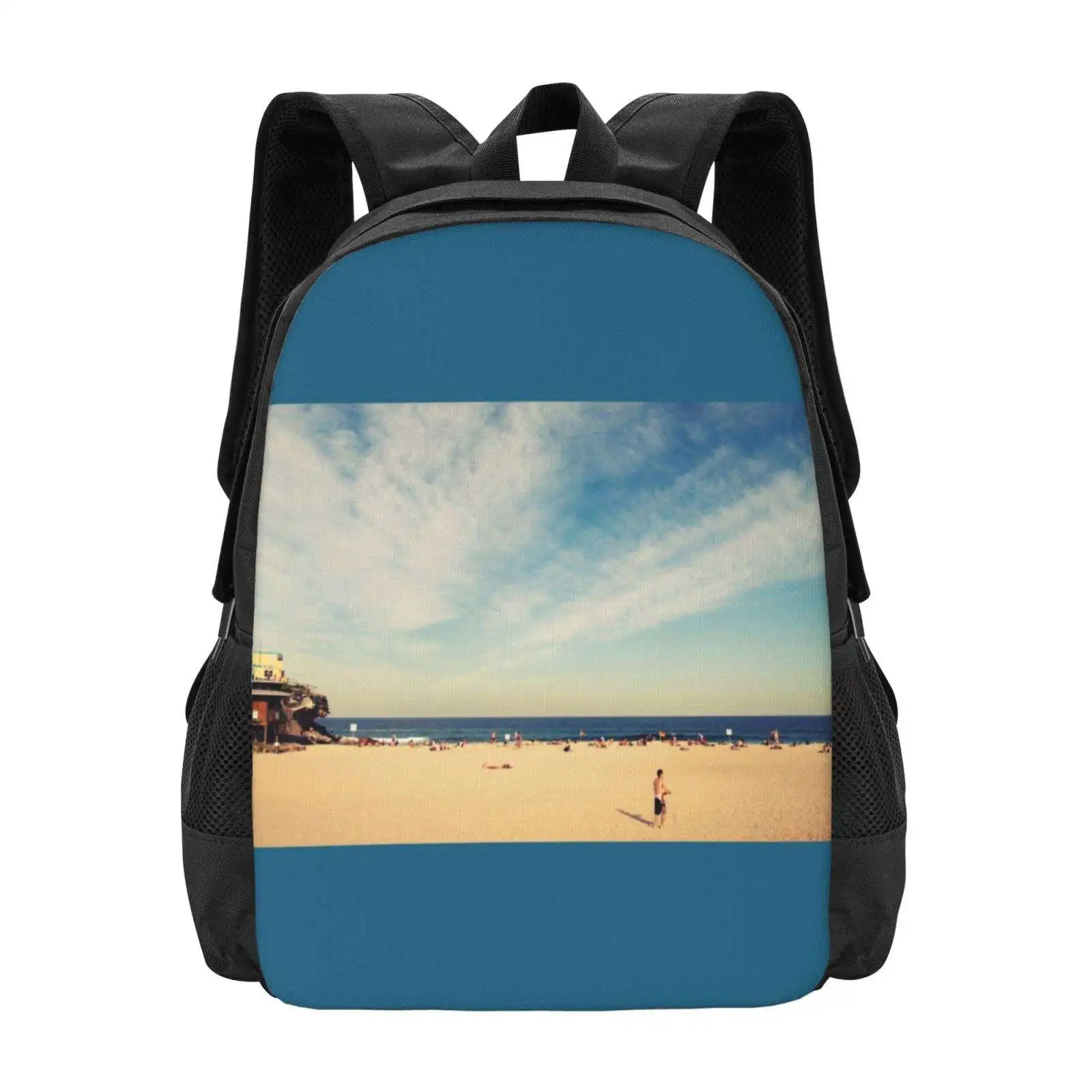 

Tamarama Beach New Arrivals Unisex Bags Student Bag Backpack Beach Summer Ocean Water Nature Sky Travel Sand Vacation Paradise