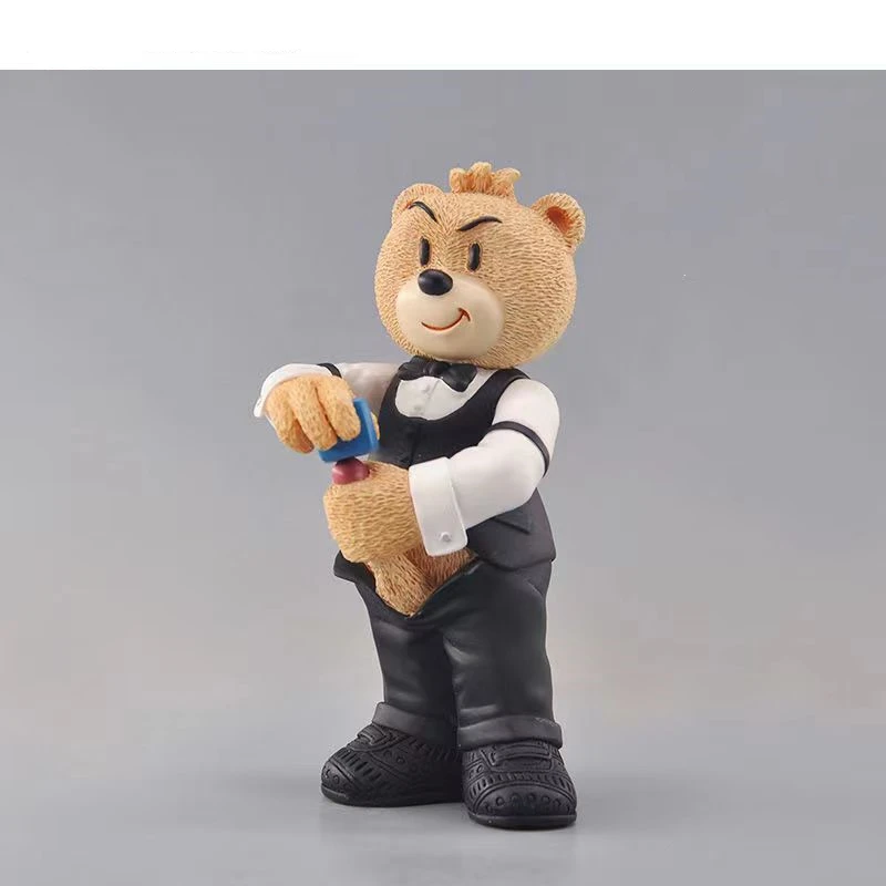 Bad Bears II 피규어 장식 레진 자동차 장식품, 자동차 인테리어 액세서리 장식, 생일 선물, 홈 데코