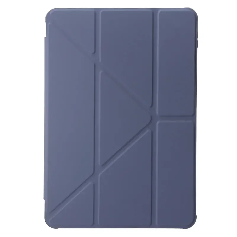Transparent Multi-Folding Tablet Cover with Pencil Holder