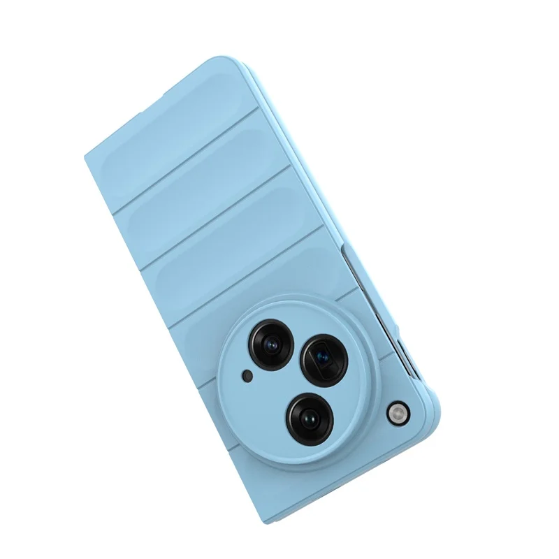 Enhanced Shockproof Hard Plastic Folding Phone Case with Elegant Skin-Feel Finish