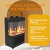 Electric Fireplace Heater for Indoor Use, 1500W Space Heater Fireplace with 3D LED Flame, Double Safety Protection, Portable 5