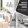 Suction Cup Hooks Towel Coat Bath Robe Hook Wall Mount Waterproof Holder Suitable for Bathroom Kitchen Glass Door Mirror Tile 3
