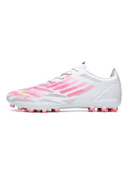 Men's Professional Non - Slip Ultralight Soccer Cleats - High - Quality, Comfortable Football Footwear - 45 (5566 - C - White Pink)
