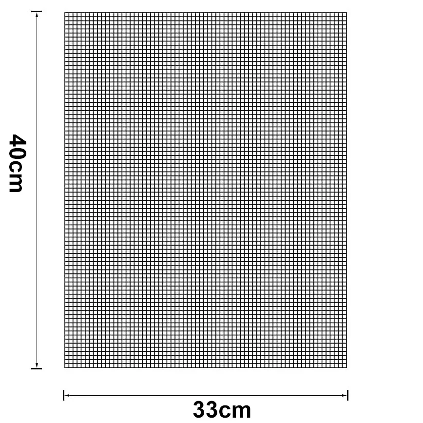40*30cm Baking Mat Cooking Grilling Sheet Heat Resistance BBQ Mesh Mat Non-Stick BBQ Barbecue Pad for Party Grill Tools grill mat
