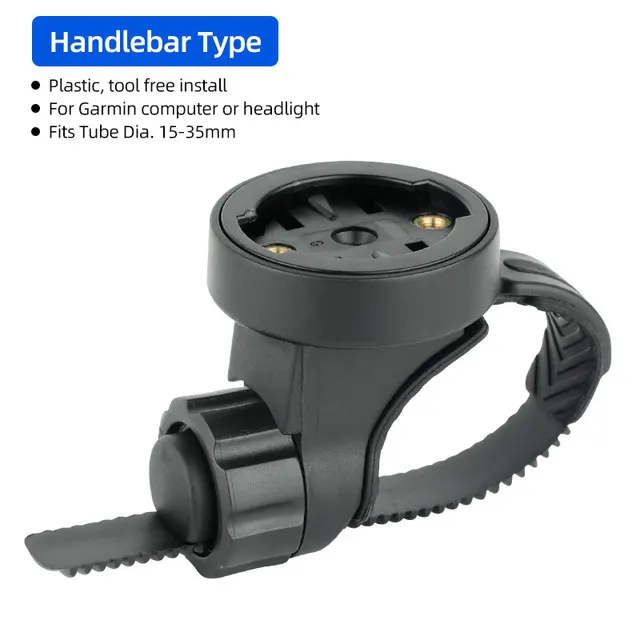Saddle Mount Holder For Garmin Varia Rearview Radar RTL510 - Black, Bicycle Tail Light Mount