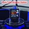 Nixie Tube Clock Smart Wifi Glow Diy Tube Clocks Cyberpunk Style Digital Table Clock Visual Display Changeable Automatic Update 1