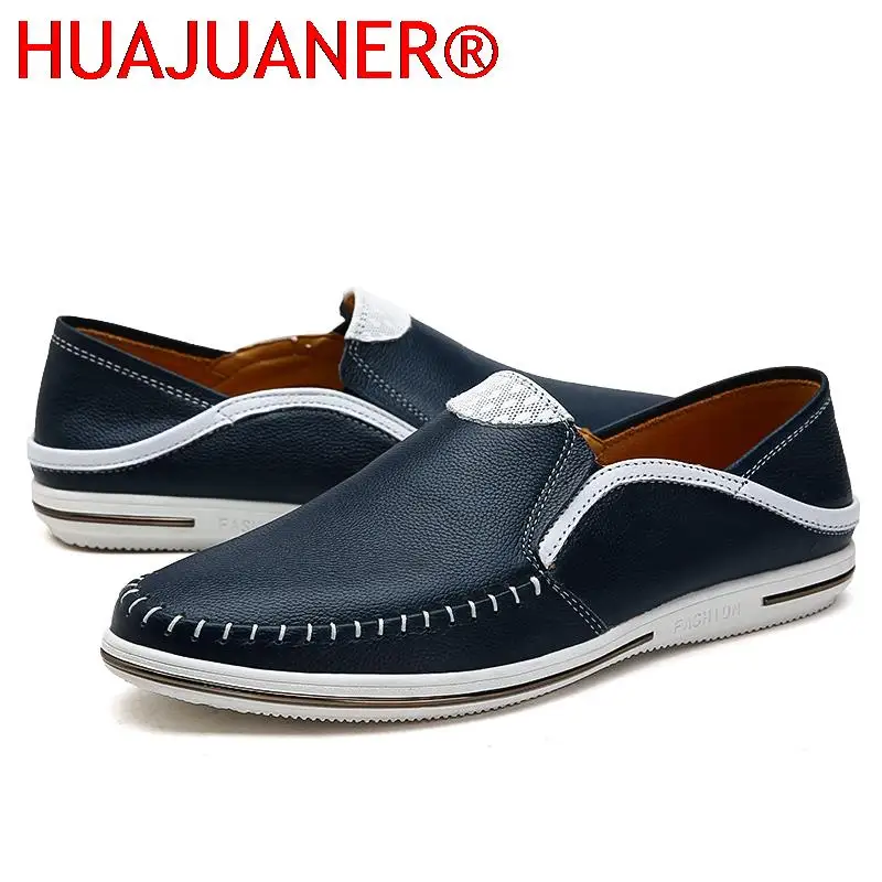 

Elegant Shoes Men Classic Dress Loafers Brand Shoes Genuine Leather Casual Footwear Male Formal Moccasins Driving Penny Shoes