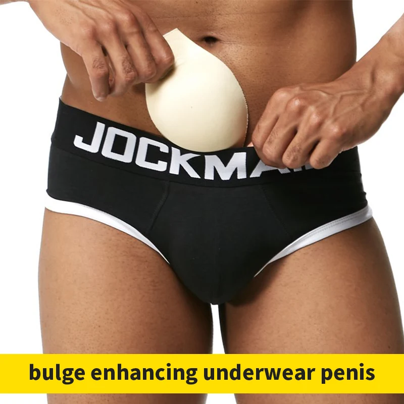 JOCKMAIL /Men Underwear Penis Jockstrap Sexy Bulge Enhancing Push
