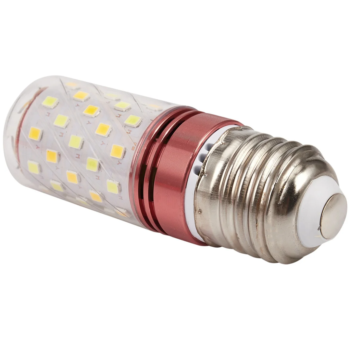 BAAU 6X 3 Color Temperatures Integrated SMD LED Corn Lamp E27 AC85V-265V Warm White High Light Energy Conservation 12W