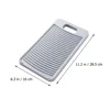 Washboard Anti-slip Hangable Laundry and Artifact (grey) Washing Portable Drying Rack Travel for Small Number Scrub 6