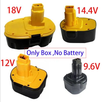 Alloggiamento della custodia in plastica per batteria, alloggiamento della batteria al idruro metallico al nichel-cadmio per batterie per utensili DeWalt 9,6 V 12 V 14,4 V 18 V