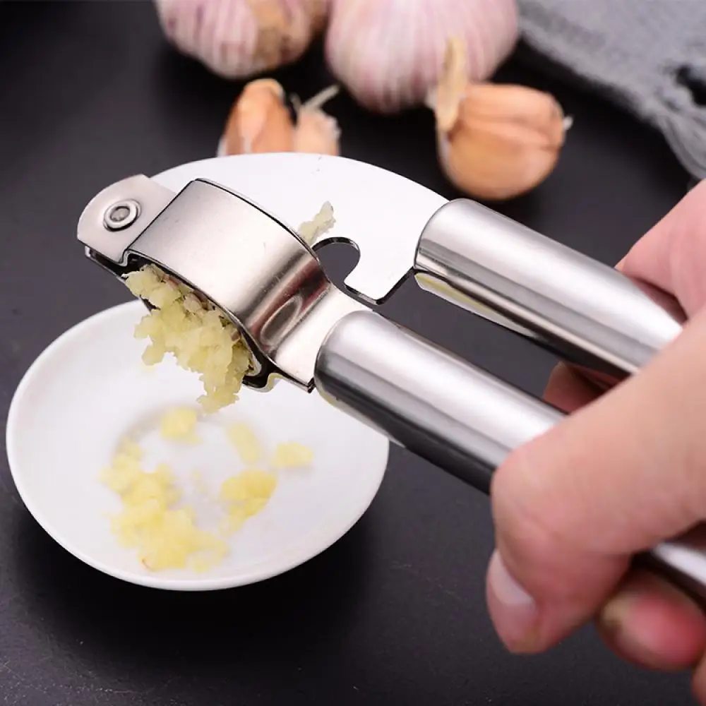 Stainless Steel Garlic Crusher Press Crusher Kitchen Gadgets