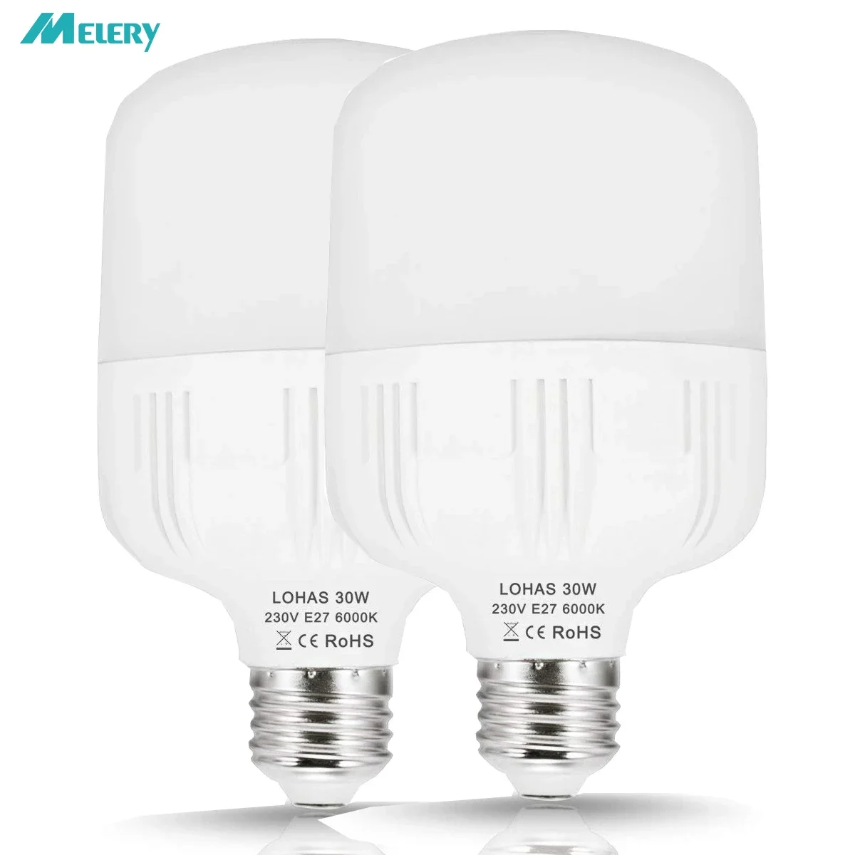 Lampadina A Led E27 250-300W Hid/Mh Equivalente 30W Retrofit Commerciale Lampada T80 3400 Lumen Luce Diurna 6000K Per Camera Da Letto Interna