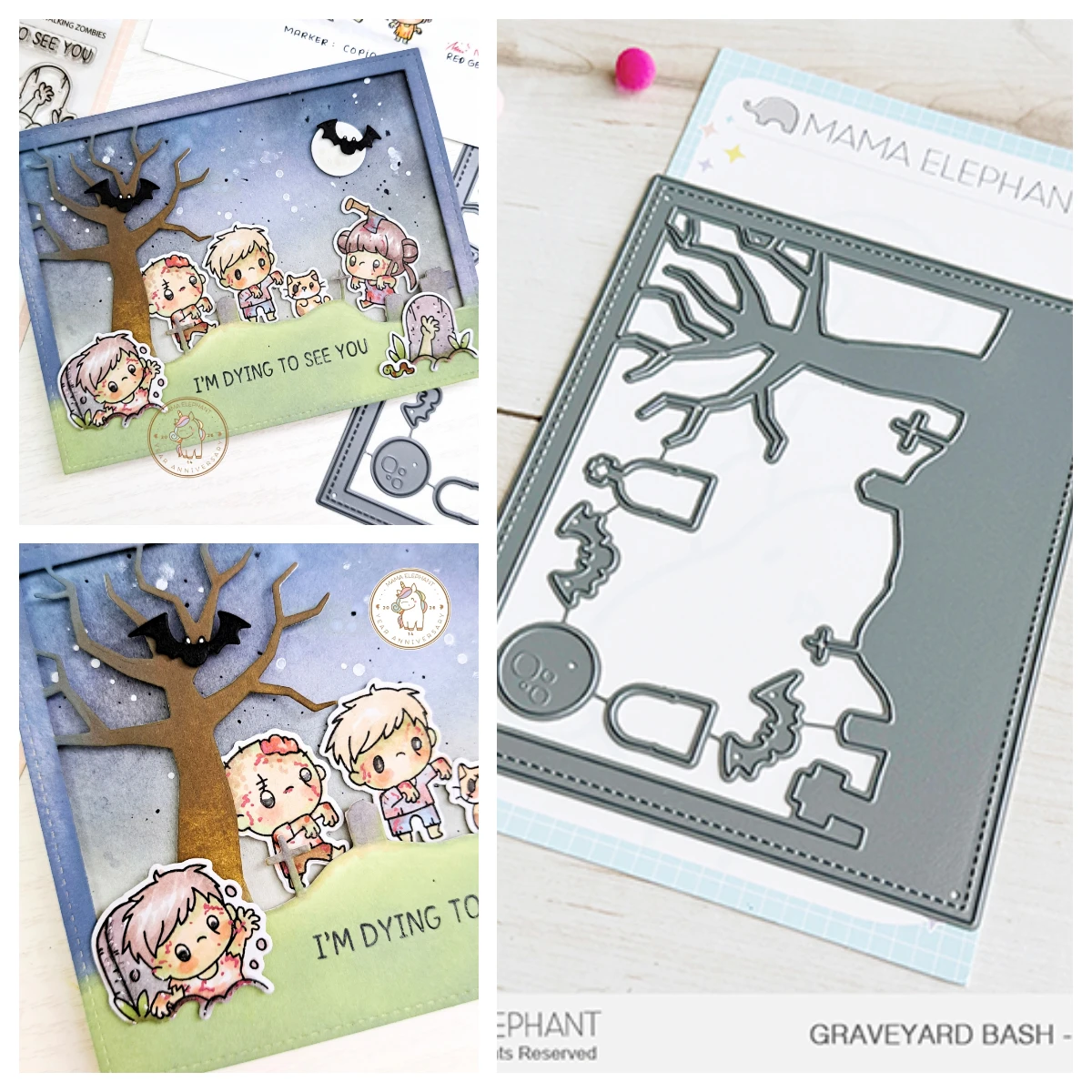 Festive Embossing and Cutting Dies Set for Holiday Scrapbooking and Card Making