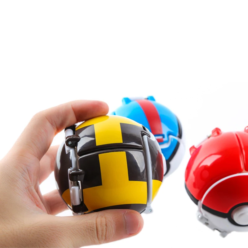 Pokemon Pokeball Anime Figure Pikachu Charizard Psyduck Pocket Monster Elf Ball Kids Toys Action Model Children's Birthday Gifts - Bilde 3