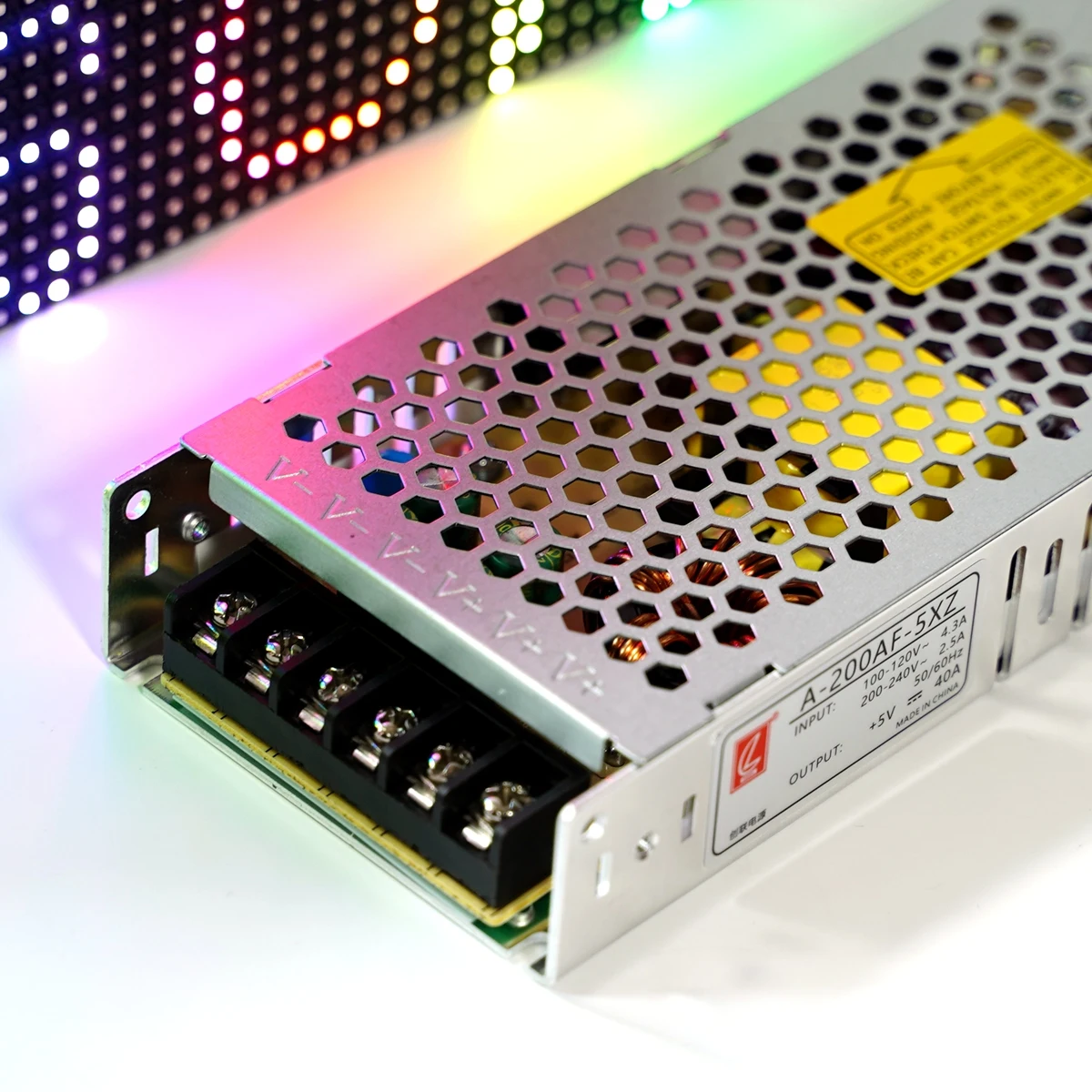 A-200AF-5 Chuanglian 5V 40A 200W Super Slim Power Supply For Advertising LED Display Screen Panel Matrix