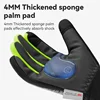 ROCKBROS Winter Gloves Keep Warm Windproof Men's Cycling Gloves Reflective Night Riding Touch Screen Cycling Glove Mtb Ski ﻿ 5