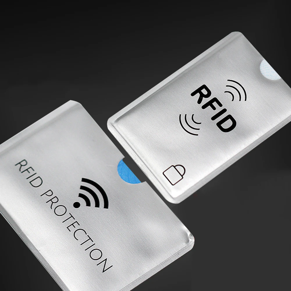 10 шт./компл. RFID-защита для кредитных карт Бесконтактный защитный чехол NFC с