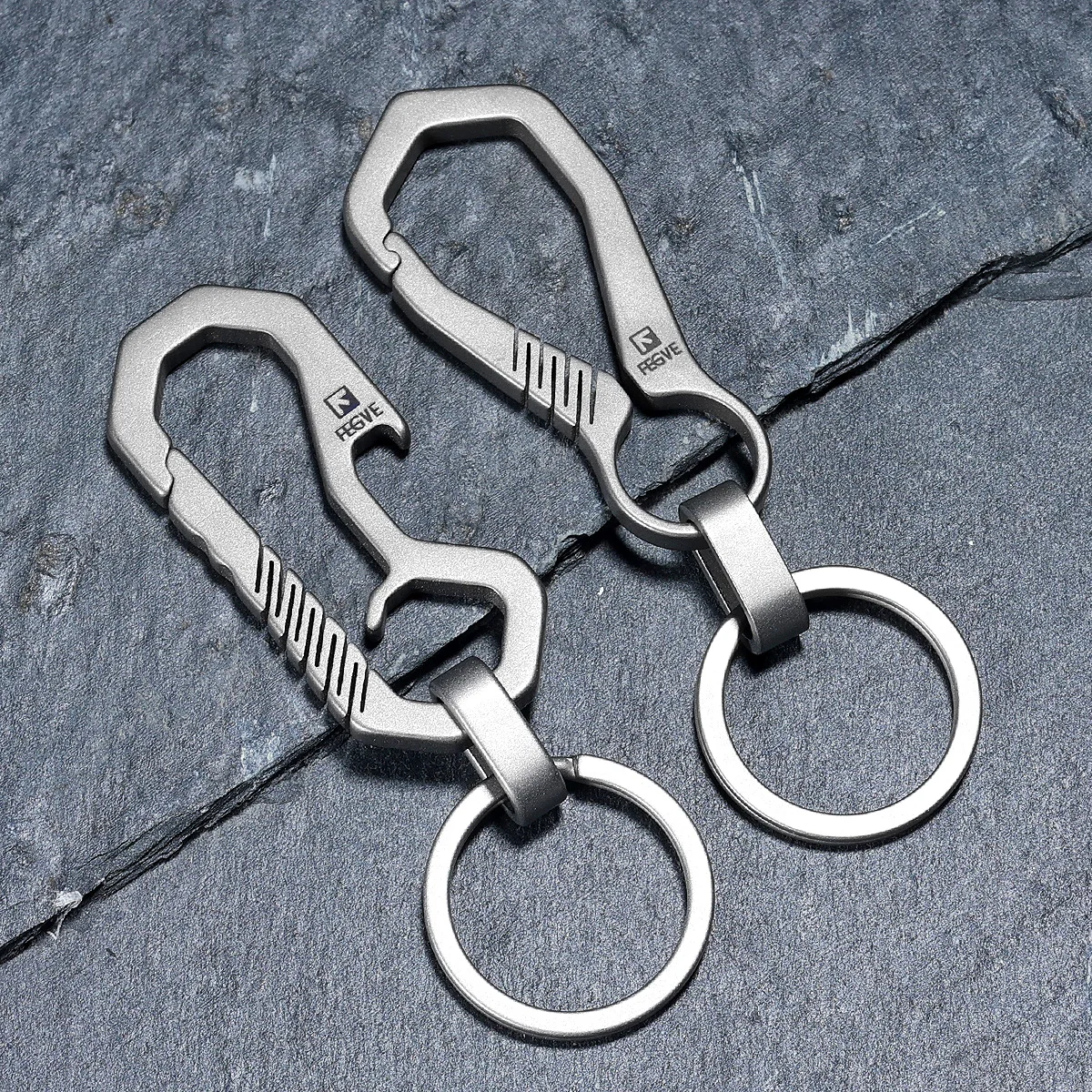 Titanium Keychain TISUR For Keychain,Key Chain Rings Connector