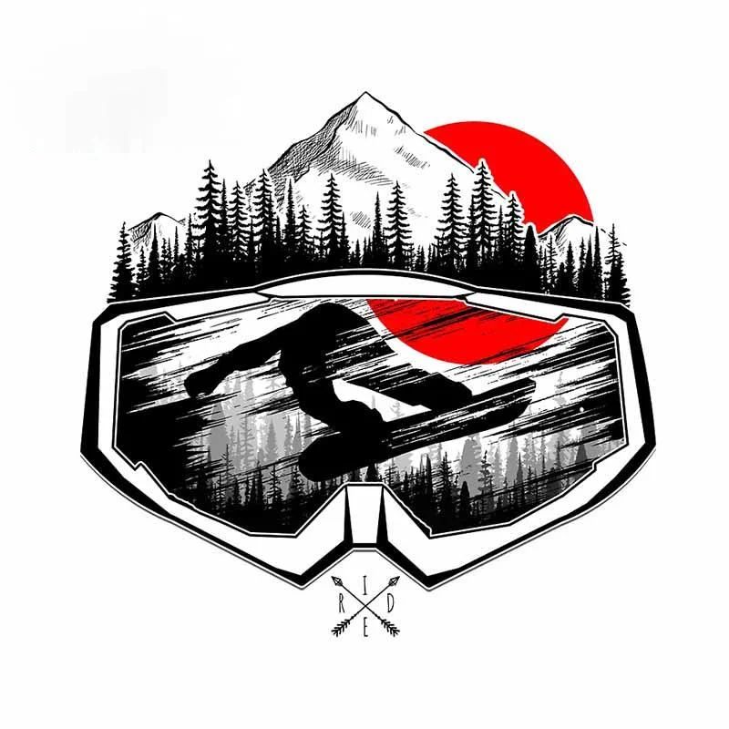 

Car Sticker Motorcycle Decals for Snowboard Mask Decorative Accessories Creative PVC Bumper Window Anti-UV Waterproof Decal