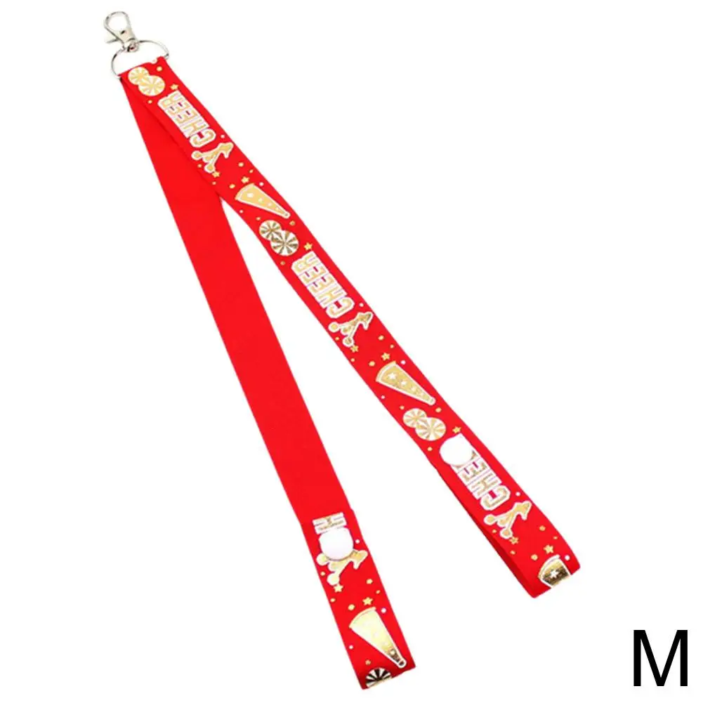 1Pc Creative Glitter Ribbon Keychain Cheerleader Keychain Pendant Decorative Backpack ﻿ Gifts Accessories V3K2