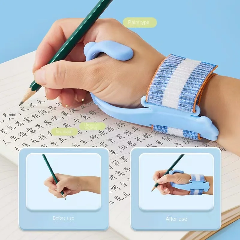 학생용 후크 방지 손목 교정기, 펜 그립 및 교정, 글쓰기, 교육, 사무실 학습용 후크 펜 훈련 도구