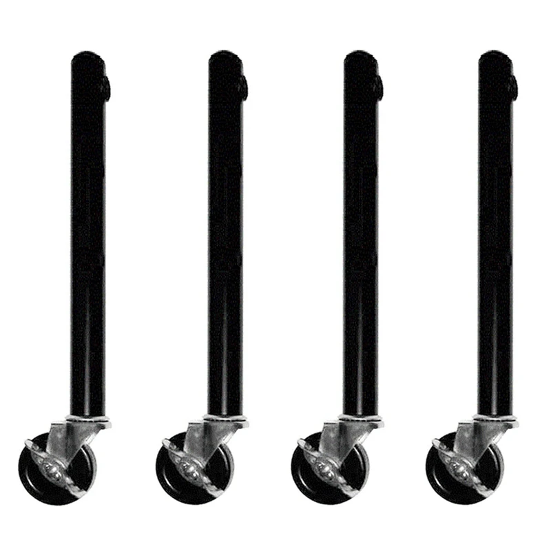 Table Leg Extension For Folding Table Castors-Pack Of 4 Risers With Wheels For Straight And Curved Legs Easy To Use 51Cm
