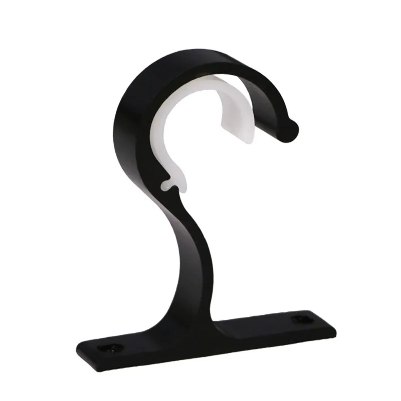 Description Picture 6 of itemDrapery Bracket Fit Drape Rods Curtain Fixed Holder Modern Window Curtain Rod Pole Drapery Holder Home Decor